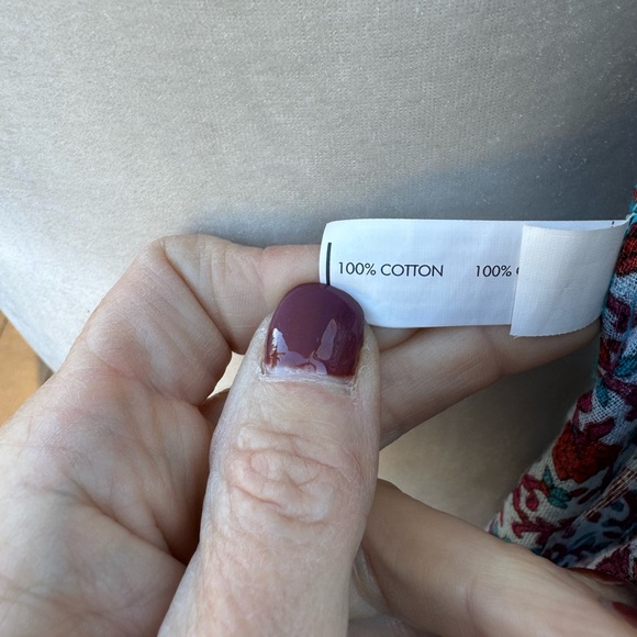 Poupette St. Barth Summer Dress blue /red size small - Picture 13 of 14